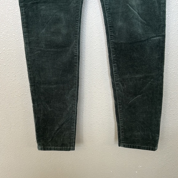 Corduroy Green Straight Leg Pants Size 10 - Picture 2 of 8